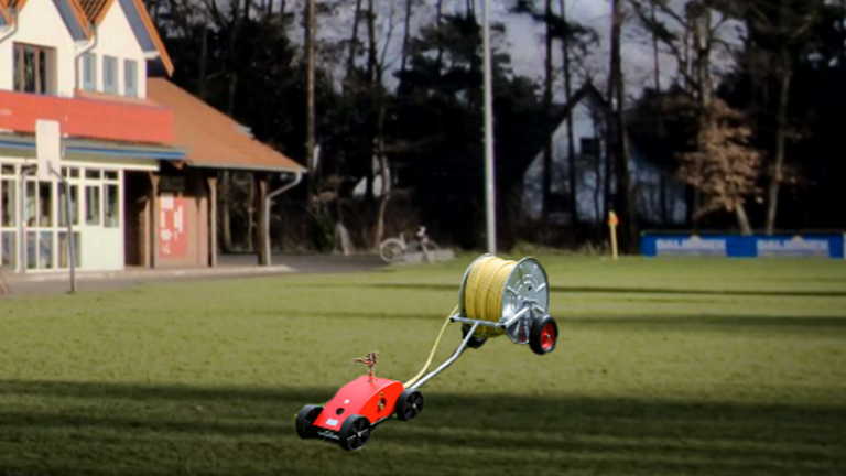 Regnerwagen für das Trainingsgelände des SJC Hövelriege